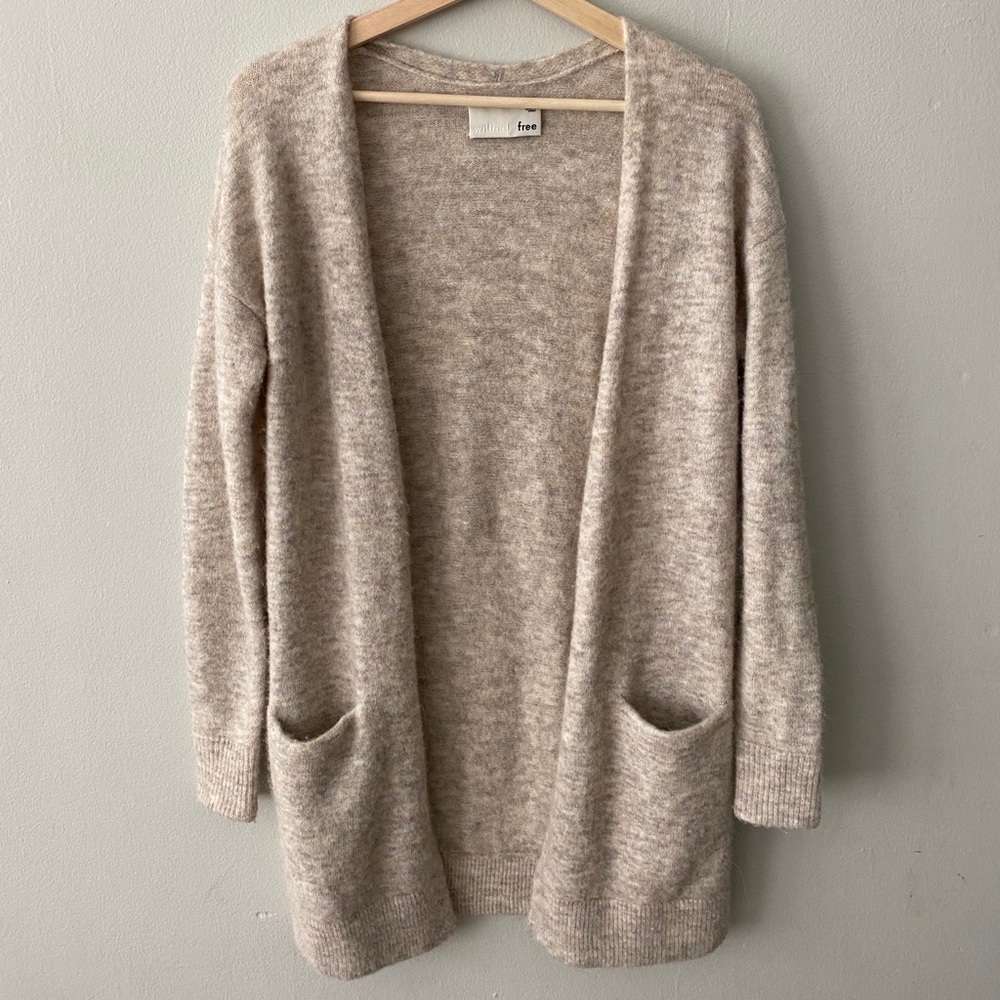 Aritzia Wilfred Free Alpaca Wool Blend Cardigan
